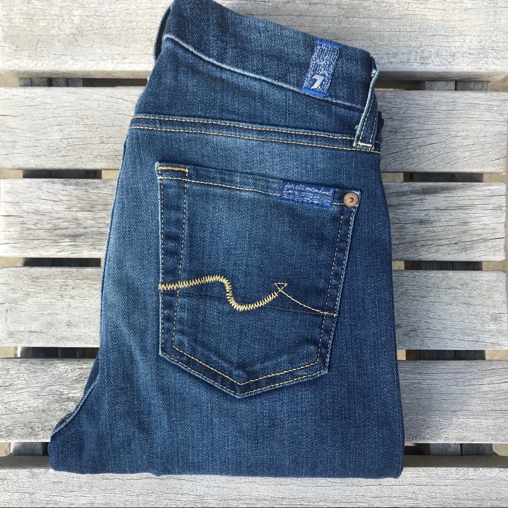 7 for all Mankind straight leg jeans